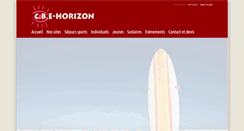 Desktop Screenshot of cbe-horizon.fr